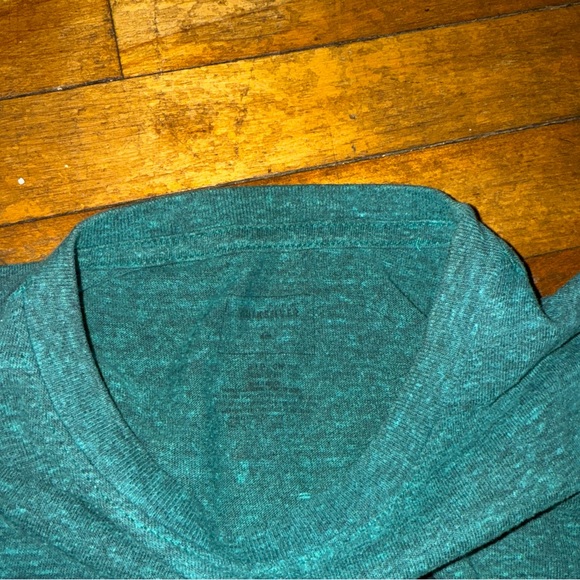 Quick Silver Teal Cotton T-Shirt - Picture 3 of 3